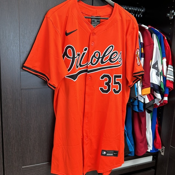 Adley Rutschman Baltimore Orioles Nike Alternate Elite Player Jersey - Orange - Picture 3 of 10